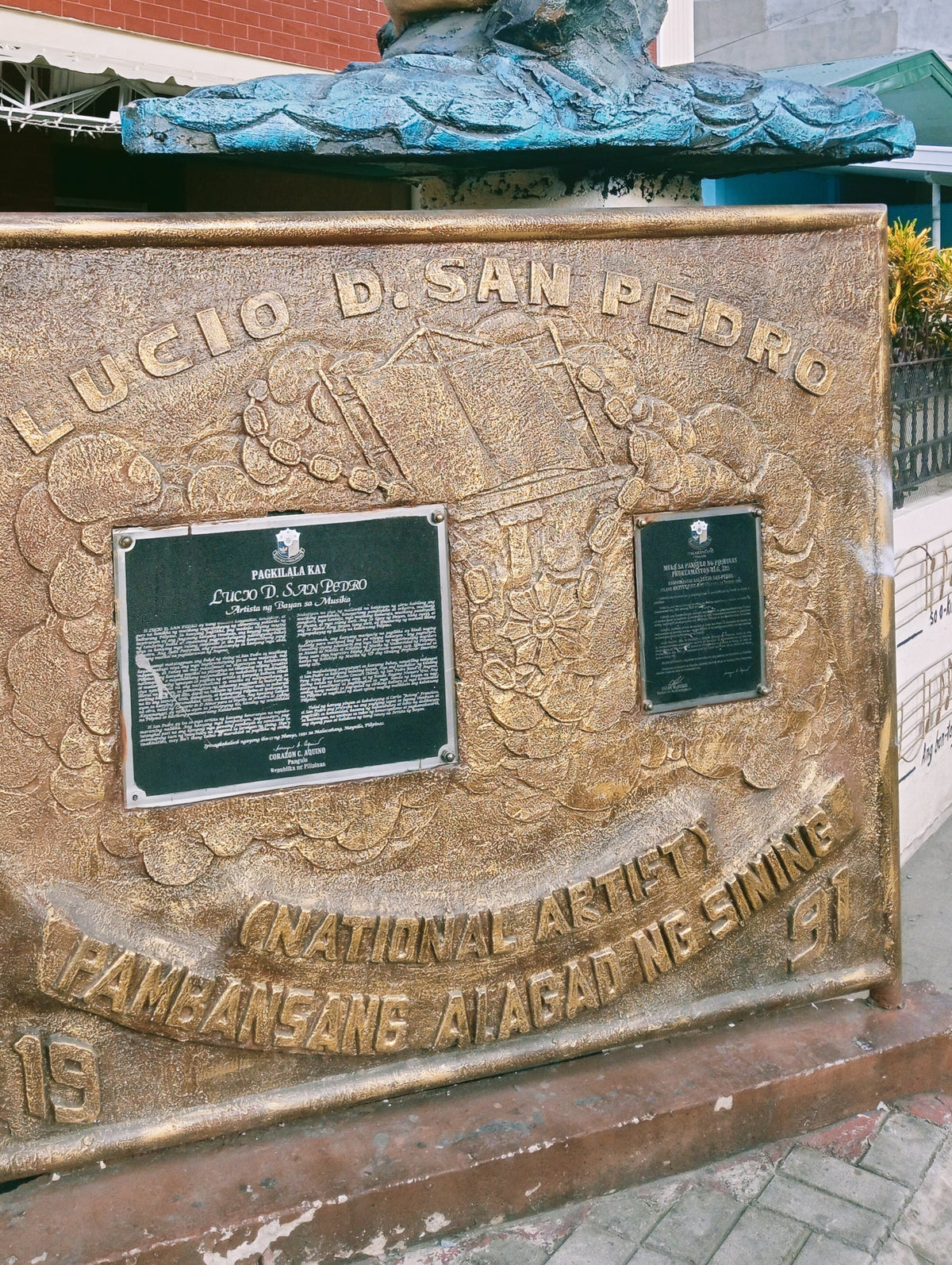 Lucio D. San Pedro mural in Angono, Rizal