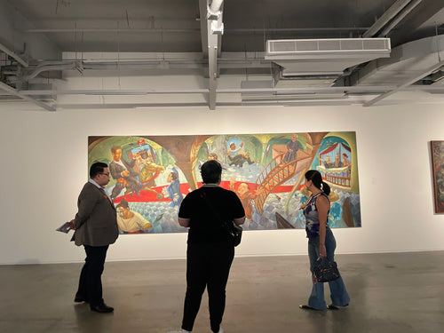 Guests engaged with contemporary art during The Art of Gathering. Photo courtesy of Julean Palpallatoc.