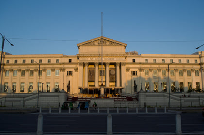 National Museum of Fine Arts in Manila at golden hour