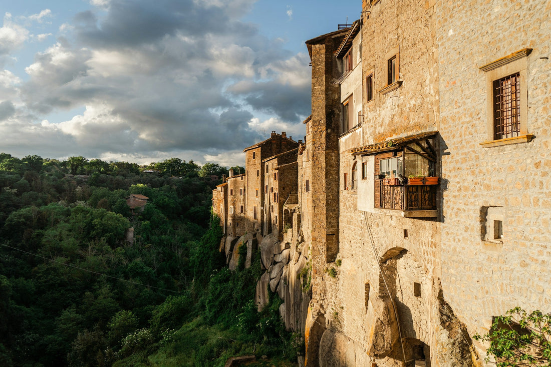 Historic landscape in Lazio, Italy. Editorial reference image, not a confirmed Scent & Discernment venue. Photo: Gabriella Clare Marino / Unsplash.